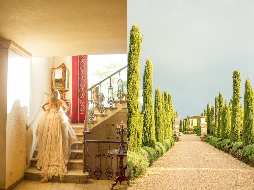 Jill Lafleur styled Villa Borgo Santo Pietro Wedding by Photographer Mike Larson